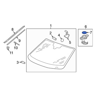 Volkswagen OE - Front Windshield Adhesive Kit
