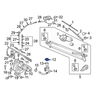 Volkswagen OE - Front Washer Fluid Reservoir Cap