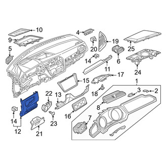 Volkswagen OE - Left Instrument Panel Trim Panel
