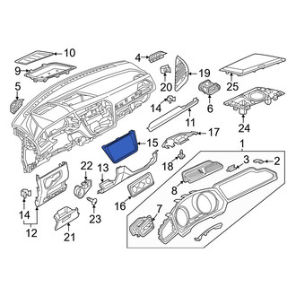 Volkswagen OE - Radio Bezel