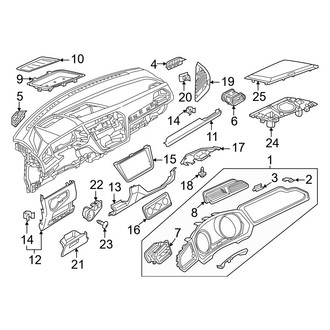 Volkswagen OE - Instrument Panel Components