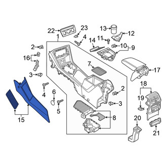 Volkswagen OE - Front Console Trim Panel