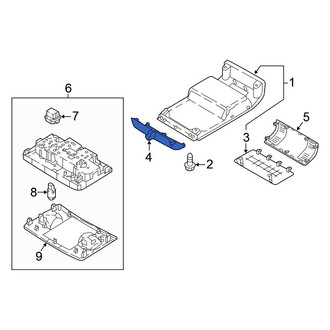 Volkswagen OE - Front Console Trim Panel