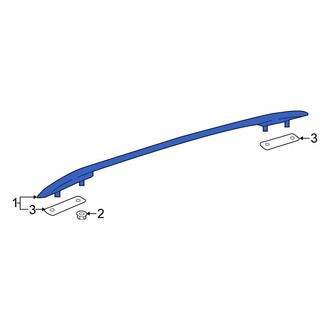 Volkswagen OE - Left Roof Luggage Carrier Side Rail