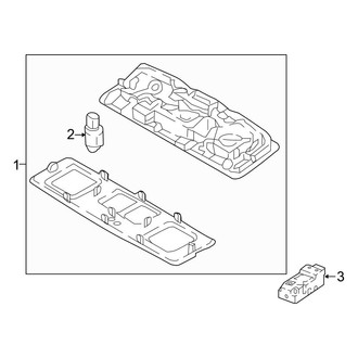 Volkswagen OE - Roof - Interior Lamps (SE / SE R-Line Black / SEL R-Line)