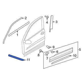 Volkswagen OE - Front Left Door Emblem