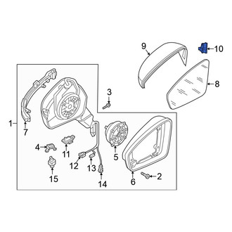 Volkswagen OE - Front Left Collision Avoidance Warning Indicator