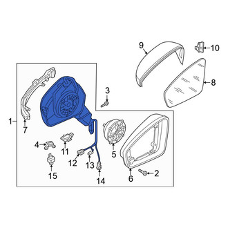 Volkswagen OE - Front Left Door Mirror