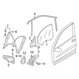 Volkswagen OE - Front Door - Glass & Hardware