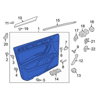 Volkswagen OE - Front Left Inner Door Interior Trim Panel
