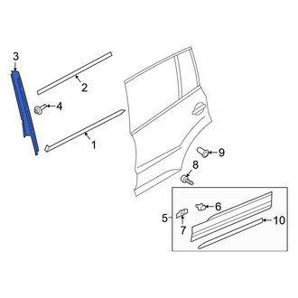 Volkswagen OE - Rear Right Door Applique