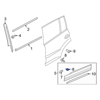 Volkswagen OE - Door Molding Clip