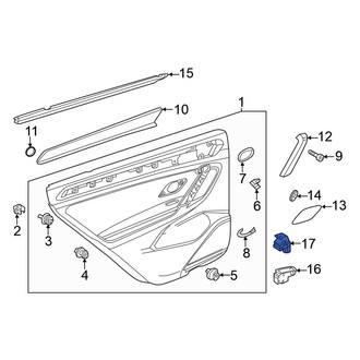 Volkswagen OE - Front Right Door Window Switch