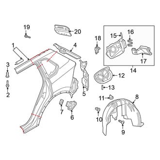 Volkswagen OE - Quarter Panel & Components