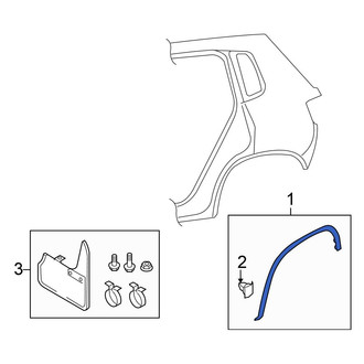 Volkswagen OE - Front Right Wheel Arch Molding