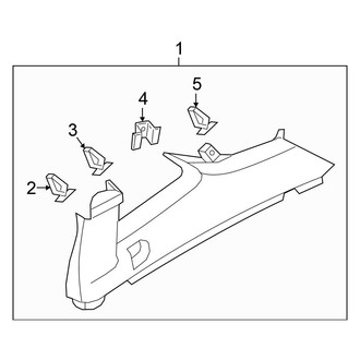 Volkswagen OE - Quarter Panel - Interior Trim