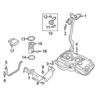 Volkswagen OE - Fuel System Components (S / SE / SE R-Line Black / SEL FWD)