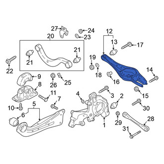 Volkswagen OE - Rear Lower Rearward Suspension Control Arm