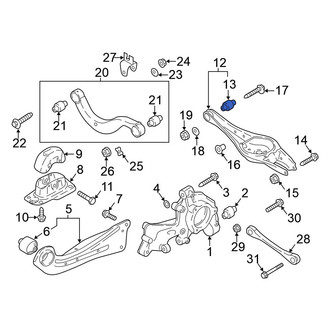 Volkswagen OE - Front Forward Suspension Control Arm Bushing
