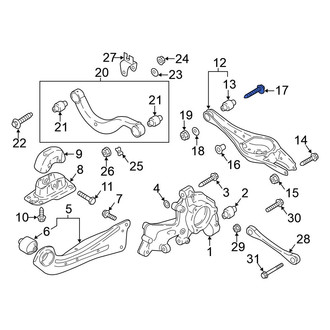Volkswagen OE - Rear Alignment Camber Adjusting Eccentric