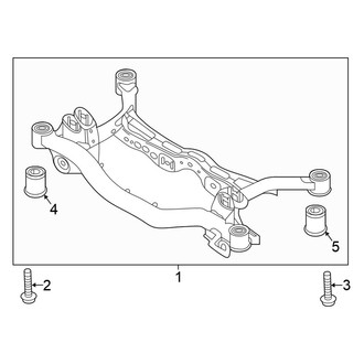 Volkswagen OE - Rear Suspension - Suspension Mounting (AWD)