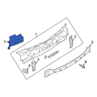 Volkswagen OE - Rear Left Rear Body Reinforcement
