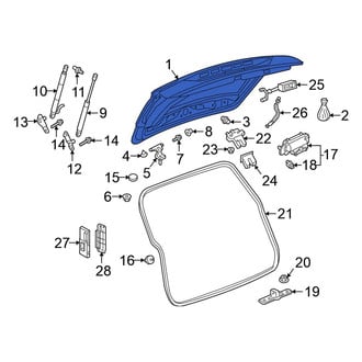 Volkswagen OE - Rear Liftgate