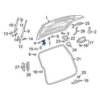 Volkswagen OE - Rear Liftgate Hinge