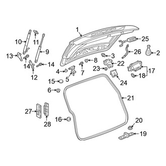 Volkswagen OE - Lift Gate - Gate & Hardware