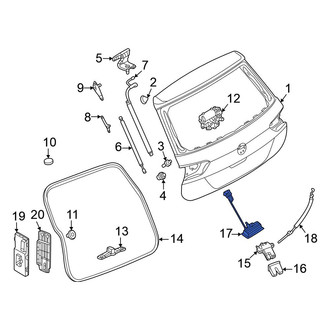 Volkswagen OE - Rear Liftgate Latch Handle