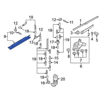 Volkswagen OE - Rear Center High Mount Stop Light
