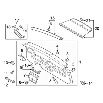 Volkswagen OE - Lift Gate - Interior Trim
