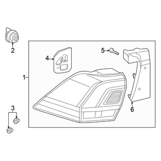 Volkswagen OE - Rear Lamps - Combination Lamps (On Body)