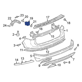 Volkswagen OE - Rear Left Inner Bumper Guide