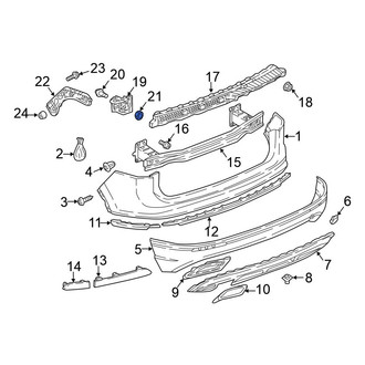 Volkswagen OE - Mud Guard Nut