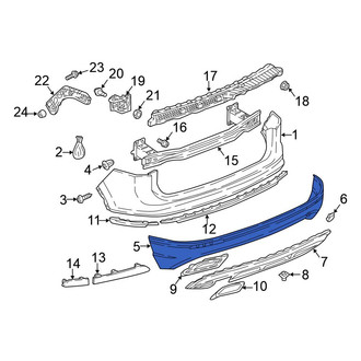 Volkswagen OE - Rear Lower Bumper Cover