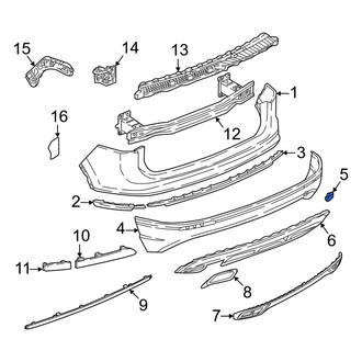 Volkswagen OE - Rear Tow Eye Cap