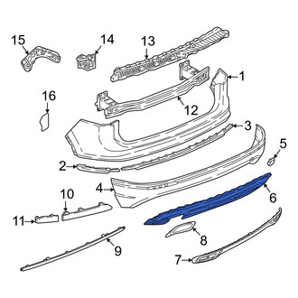 Volkswagen OE - Rear Valance Panel