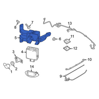 Volkswagen OE - Left Blind Spot Detection System Warning Sensor Bracket
