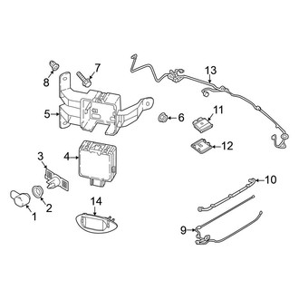 Volkswagen OE - Rear Bumper - Electrical Components