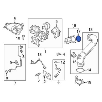 Volkswagen OE - Turbocharger O-Ring