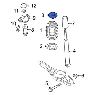 Volkswagen OE - Rear Upper Coil Spring Insulator