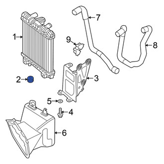 Volkswagen OE - Radiator Insulator