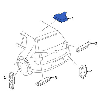 Volkswagen OE - Radio Antenna Mast