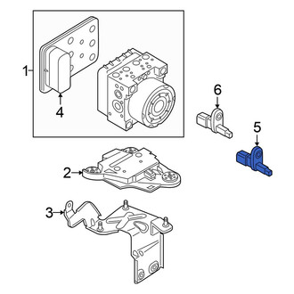 Volkswagen OE - Rear Left ABS Wheel Speed Sensor