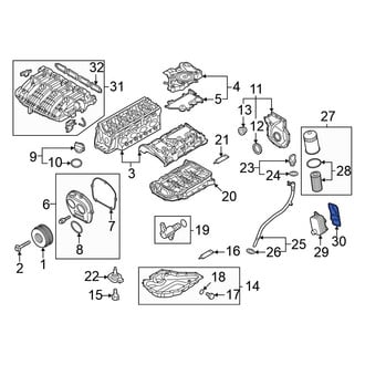 Volkswagen OE - Engine Oil Cooler Gasket