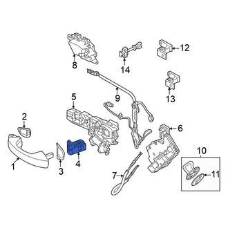 Volkswagen OE - Front Right Exterior Door Handle Cover