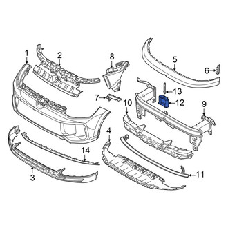 Volkswagen OE - Cruise Control Distance Sensor Bracket