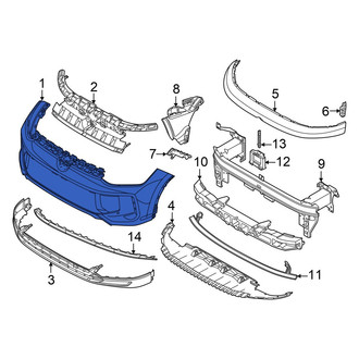 Volkswagen OE - Front Center Bumper Cover