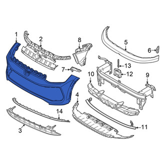 Volkswagen OE - Front Lower Bumper Cover